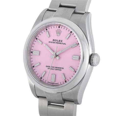 rolex pink oyster perpetual price.